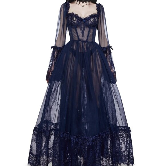 Dolls Kill Dresses & Skirts - Dolls Kill Dance with Death Maxi Dress